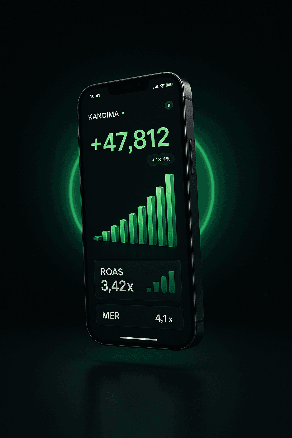 Dashboard KANDIMA en mobile