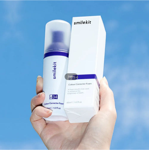 Oral Cleaning V34 Purple Mousse Foam Toothpaste